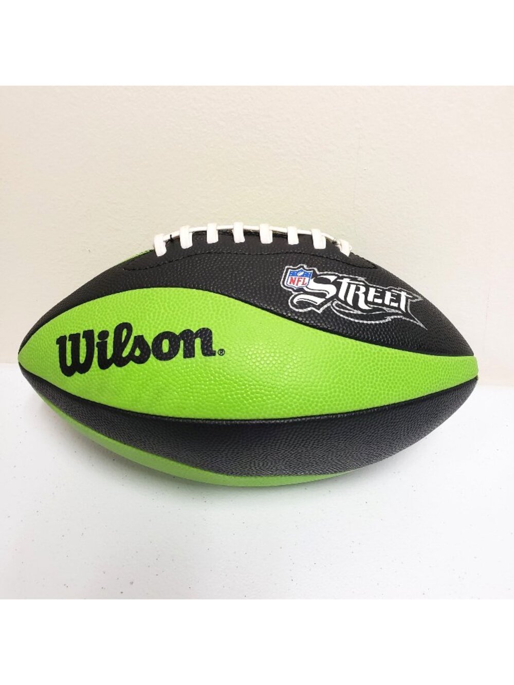 Wilson NFL Street Football Green & Black Game Promo Ball